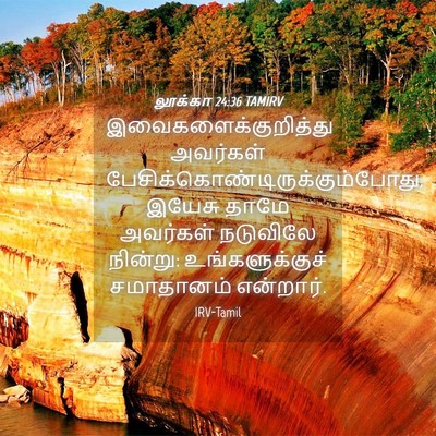 Picture 04 - லூக்கா 24:36 TAMIRV - இவைகளைக்குறித்து - Bible Verse Picture