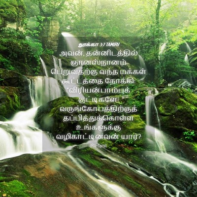 Picture 04 - லூக்கா 3:7 TAMIRV - அவன், - Bible Verse Picture