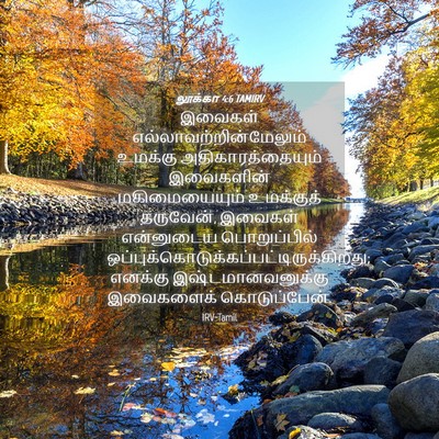 Picture 04 - லூக்கா 4:6 TAMIRV - இவைகள் - Bible Verse Picture