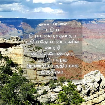 Picture 04 - லூக்கா 5:38 TAMIRV - புதிய - Bible Verse Picture