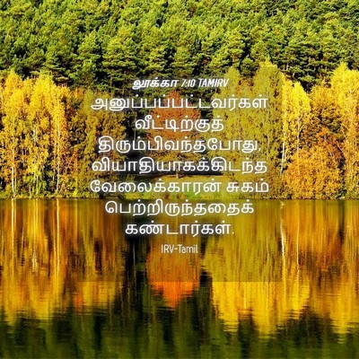 Picture 04 - லூக்கா 7:10 TAMIRV -  - Bible Verse Picture
