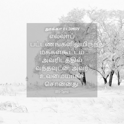 Picture 04 - லூக்கா 8:4 TAMIRV - எல்லாப் - Bible Verse Picture