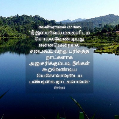 Picture 04 - லேவியராகமம் 23:2 TAMIRV - “நீ இஸ்ரவேல் - Bible Verse Picture
