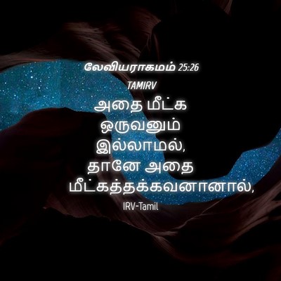 Picture 04 - லேவியராகமம் 25:26 TAMIRV - அதை மீட்க - Bible Verse Picture
