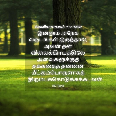 Picture 04 - லேவியராகமம் 25:51 TAMIRV - இன்னும் அநேக - Bible Verse Picture