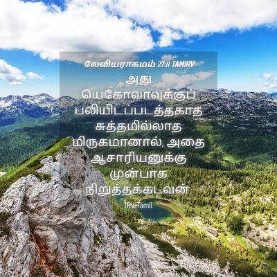 Picture 04 - லேவியராகமம் 27:11 TAMIRV - அது - Bible Verse Picture