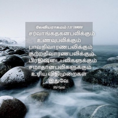 Picture 04 - லேவியராகமம் 7:37 TAMIRV -  - Bible Verse Picture