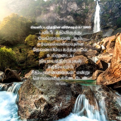 Picture 04 - வெளிப்படுத்தின விசேஷம் 16:7 TAMIRV -  - Bible Verse Picture
