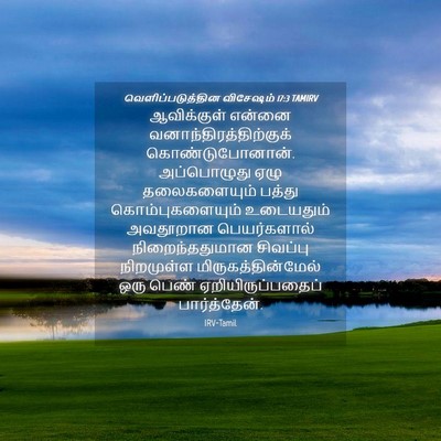 Picture 04 - வெளிப்படுத்தின விசேஷம் 17:3 TAMIRV - ஆவிக்குள் என்னை - Bible Verse Picture