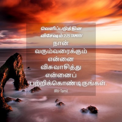 Picture 04 - வெளிப்படுத்தின விசேஷம் 2:25 TAMIRV - நான் - Bible Verse Picture