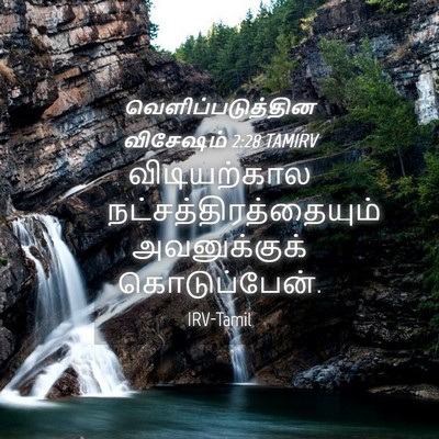 Picture 04 - வெளிப்படுத்தின விசேஷம் 2:28 TAMIRV - விடியற்கால - Bible Verse Picture