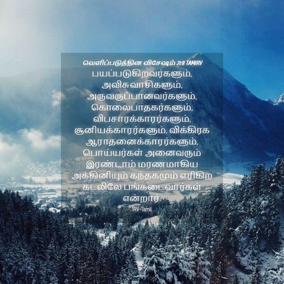 Picture 04 - வெளிப்படுத்தின விசேஷம் 21:8 TAMIRV -  - Bible Verse Picture