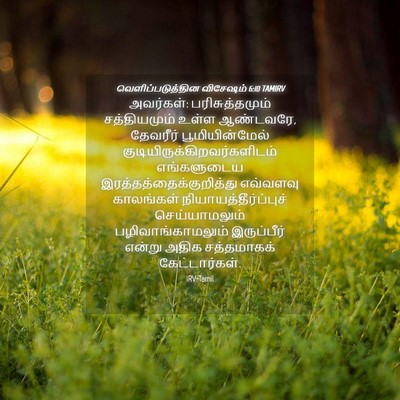 Picture 04 - வெளிப்படுத்தின விசேஷம் 6:10 TAMIRV - அவர்கள்: - Bible Verse Picture