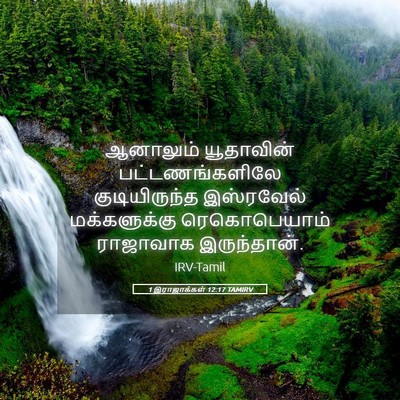 Picture 05 - 1 இராஜாக்கள் 12:17 TAMIRV - ஆனாலும் யூதாவின் - Bible Verse Picture