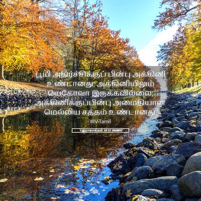 Picture 05 - 1 இராஜாக்கள் 19:12 TAMIRV - பூமி - Bible Verse Picture