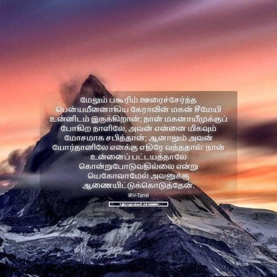 Picture 05 - 1 இராஜாக்கள் 2:8 TAMIRV - மேலும் பகூரிம் - Bible Verse Picture