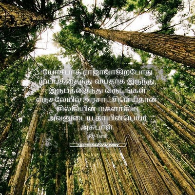 Picture 05 - 1 இராஜாக்கள் 22:42 TAMIRV - யோசபாத் - Bible Verse Picture