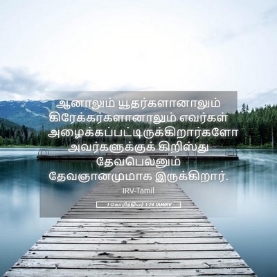 Picture 05 - 1 கொரிந்தியர் 1:24 TAMIRV - ஆனாலும் - Bible Verse Picture