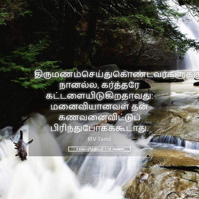 Picture 05 - 1 கொரிந்தியர் 7:10 TAMIRV -  - Bible Verse Picture