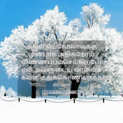 Picture 05 - 1 சாமுவேல் 1:12 TAMIRV - அவள் யெகோவாவுக்கு - Bible Verse Picture
