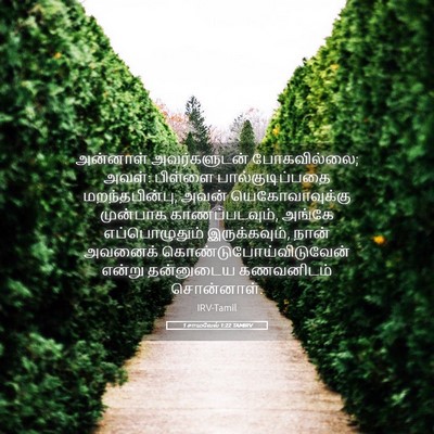 Picture 05 - 1 சாமுவேல் 1:22 TAMIRV - அன்னாள் - Bible Verse Picture