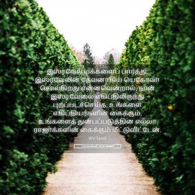 Picture 05 - 1 சாமுவேல் 10:18 TAMIRV - இஸ்ரவேல் மக்களைப் - Bible Verse Picture