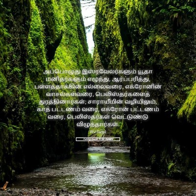 Picture 05 - 1 சாமுவேல் 17:52 TAMIRV - அப்பொழுது - Bible Verse Picture