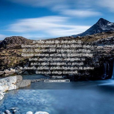 Picture 05 - 1 சாமுவேல் 22:3 TAMIRV - தாவீது அந்த - Bible Verse Picture