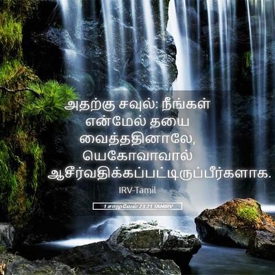 Picture 05 - 1 சாமுவேல் 23:21 TAMIRV - அதற்கு சவுல்: - Bible Verse Picture