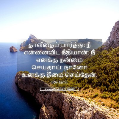 Picture 05 - 1 சாமுவேல் 24:17 TAMIRV - தாவீதைப் - Bible Verse Picture