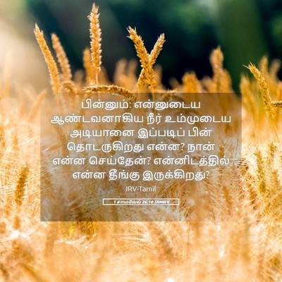 Picture 05 - 1 சாமுவேல் 26:18 TAMIRV - பின்னும்: - Bible Verse Picture