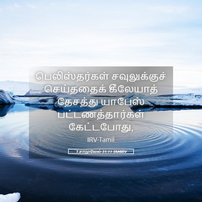 Picture 05 - 1 சாமுவேல் 31:11 TAMIRV - பெலிஸ்தர்கள் - Bible Verse Picture