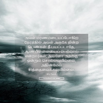 Picture 05 - 1 சாமுவேல் 4:20 TAMIRV - அவள் - Bible Verse Picture