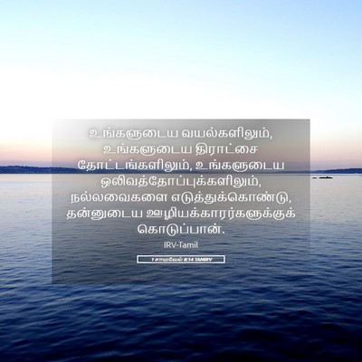 Picture 05 - 1 சாமுவேல் 8:14 TAMIRV - உங்களுடைய - Bible Verse Picture