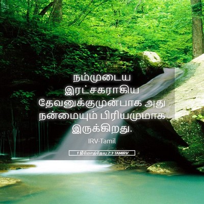 Picture 05 - 1 தீமோத்தேயு 2:3 TAMIRV - நம்முடைய - Bible Verse Picture