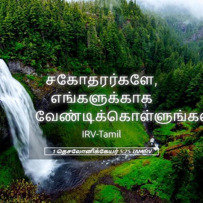 Picture 05 - 1 தெசலோனிக்கேயர் 5:25 TAMIRV - சகோதரர்களே, - Bible Verse Picture