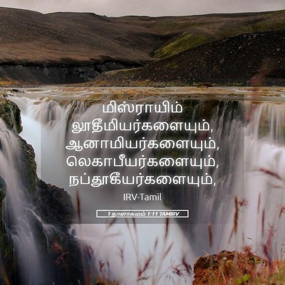 Picture 05 - 1 நாளாகமம் 1:11 TAMIRV - மிஸ்ராயிம் - Bible Verse Picture