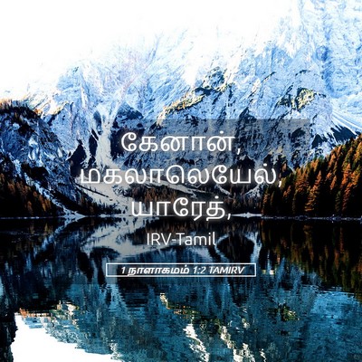 Picture 05 - 1 நாளாகமம் 1:2 TAMIRV - கேனான், - Bible Verse Picture