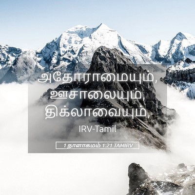 Picture 05 - 1 நாளாகமம் 1:21 TAMIRV - அதோராமையும், - Bible Verse Picture
