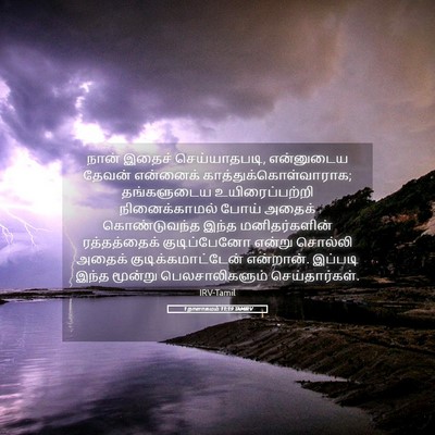Picture 05 - 1 நாளாகமம் 11:19 TAMIRV - நான் இதைச் - Bible Verse Picture