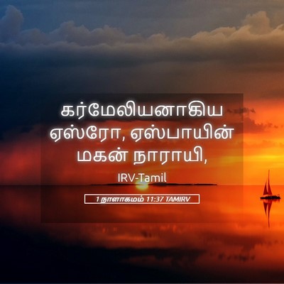 Picture 05 - 1 நாளாகமம் 11:37 TAMIRV - கர்மேலியனாகிய - Bible Verse Picture