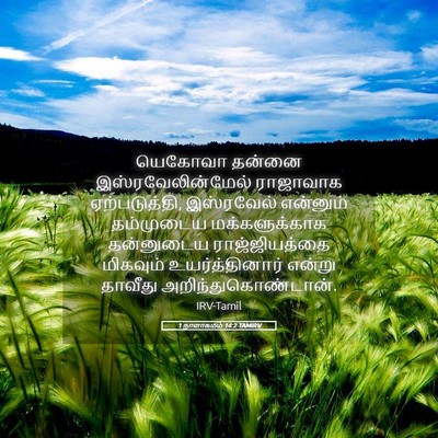 Picture 05 - 1 நாளாகமம் 14:2 TAMIRV - யெகோவா தன்னை - Bible Verse Picture