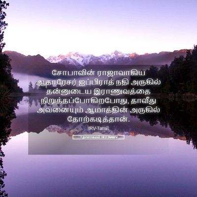 Picture 05 - 1 நாளாகமம் 18:3 TAMIRV - சோபாவின் - Bible Verse Picture