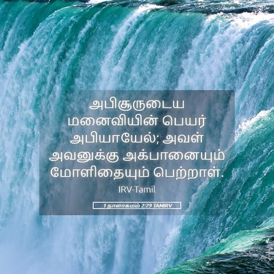 Picture 05 - 1 நாளாகமம் 2:29 TAMIRV - அபிசூருடைய - Bible Verse Picture