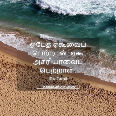 Picture 05 - 1 நாளாகமம் 2:38 TAMIRV - ஓபேத் ஏகூவைப் - Bible Verse Picture