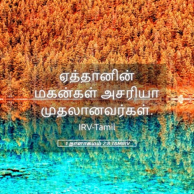 Picture 05 - 1 நாளாகமம் 2:8 TAMIRV - ஏத்தானின் மகன்கள் - Bible Verse Picture