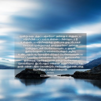 Picture 05 - 1 நாளாகமம் 21:12 TAMIRV - மூன்று வருடத்துப் - Bible Verse Picture
