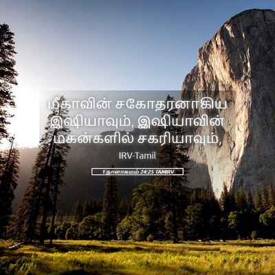 Picture 05 - 1 நாளாகமம் 24:25 TAMIRV - மீகாவின் - Bible Verse Picture