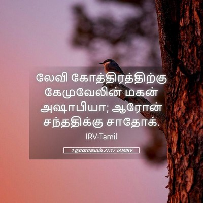 Picture 05 - 1 நாளாகமம் 27:17 TAMIRV - லேவி - Bible Verse Picture
