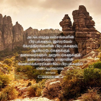 Picture 05 - 1 நாளாகமம் 29:6 TAMIRV - அப்பொழுது - Bible Verse Picture